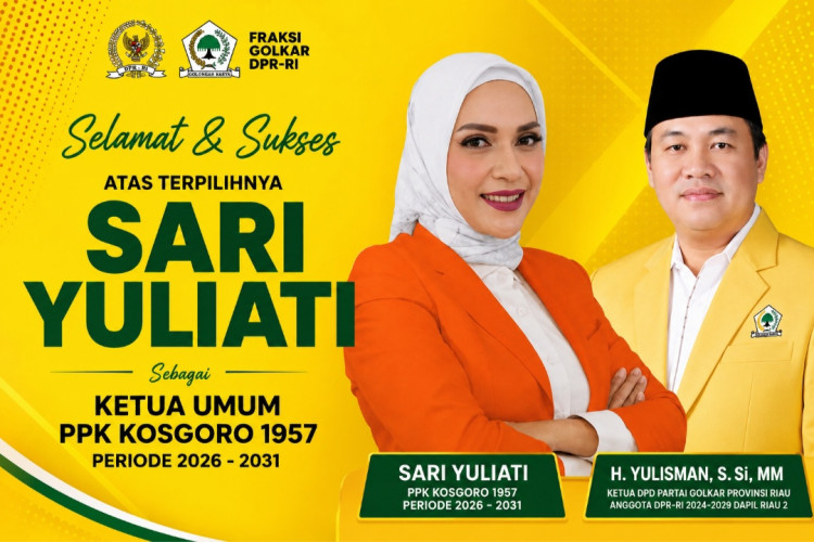 IKetua Golkar Riau Yulisman Apresiasi Terpilihnya Sari Yuliati sebagai Ketum PPK Kosgoro 1957
