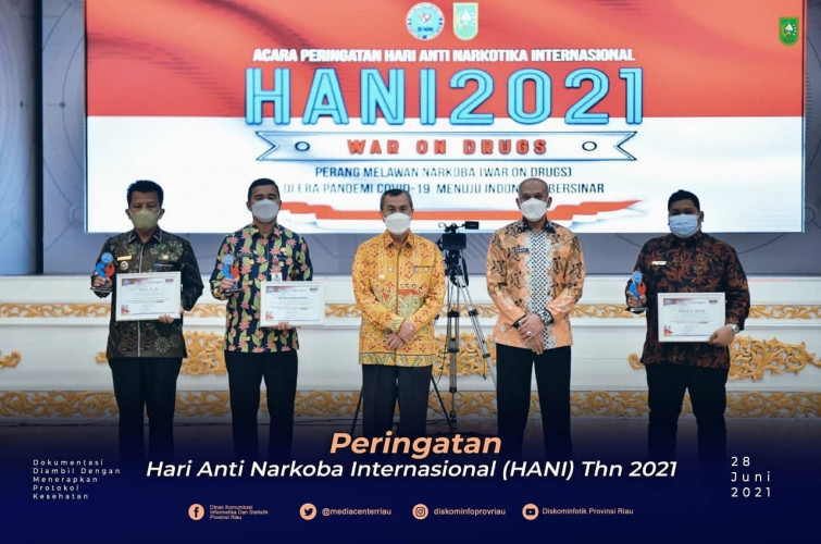 Gubri Syamsuar Hadiri Hari Anti Narkotika Internasional (HANI)
