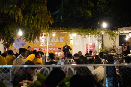 Milenial Kota Bangkinang Kampar Ngobrol Bareng Cagubri Syamsuar, Diskusi Isu Anak Muda dan Masa Depan Riau