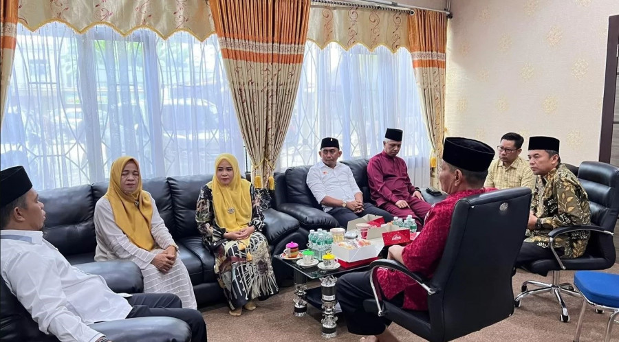 Paslon IDAMAN Pilwako Pekanbaru Kunjungi MUI, Minta Petuah dan Nasehat Ulama