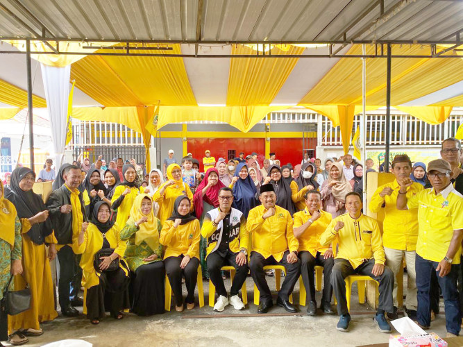 Golkar Meranti Rayakan HUT ke-61 dengan Doa Bersama dan Pembagian Sembako