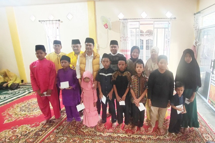 DPD Golkar Kepulauan Meranti Buka Bersama dan Santuni Anak Yatim Piatu