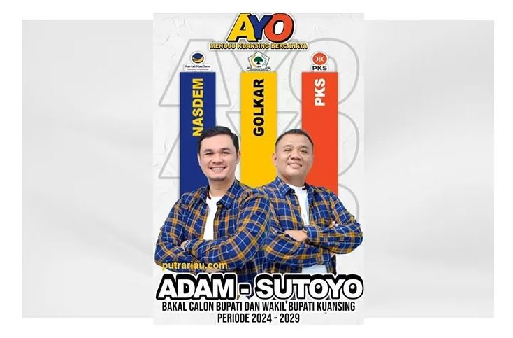 Sama-Sama dari Golkar, Sutoyo Siap Dampingi Dr Adam dalam Pilkada Kuansing