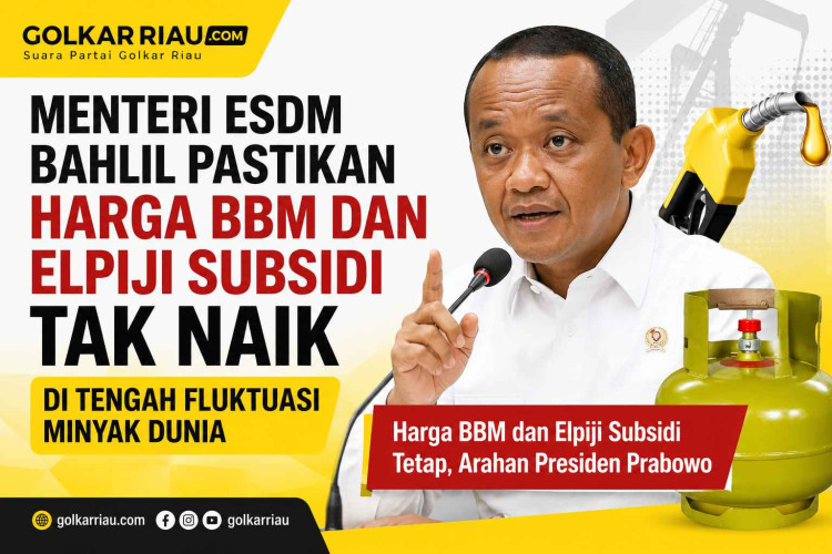 Menteri ESDM Bahlil Pastikan Harga BBM dan Elpiji Subsidi Tak Naik di Tengah Fluktuasi Minyak Dunia