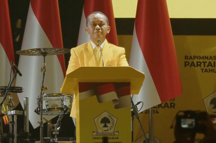 Ketua Umum DPP Golkar Bahlil Lahadalia Ucapkan Selamat Pada Paslon Pemenang Pilkada Siak : Afni-Syamsurizal