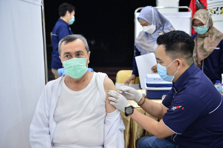 Gubri Syamsuar : Riau Dapat Tambahan Dosis Vaksin 41.600 