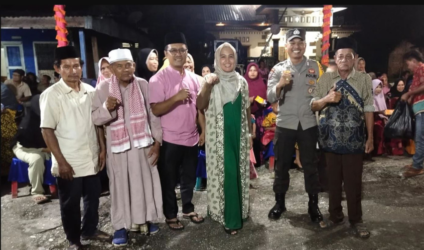 Reses di  Bagan Barat Rohil, Masyarakat Antusias Sambut Anggota DPRD Provinsi Riau Karmila Sari