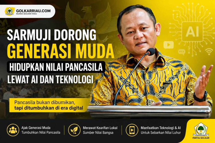 Ketua Fraksi Golkar DPR RI Sarmuji Ajak Generasi Muda Menumbuhkan Pancasila di Era AI