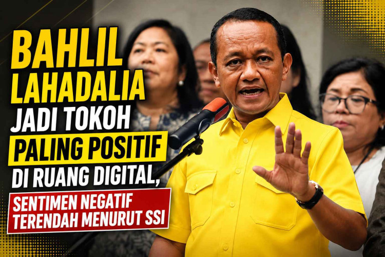 Ketum Golkar Bahlil Lahadalia Catat Sentimen Positif Tertinggi di Tengah Tingginya Sorotan Publik